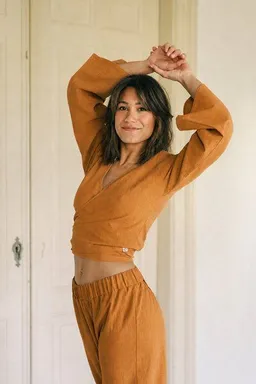 The View Yoga The View Yoga Lijn Top Orange – Produktbild 1 von 1