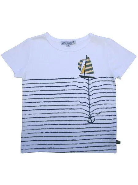 Enfant Terrible Enfant Terrible Baby und Kinder T-Shirt Segelboot 100 % Bio-Baumwolle – Produktbild 1 von 2