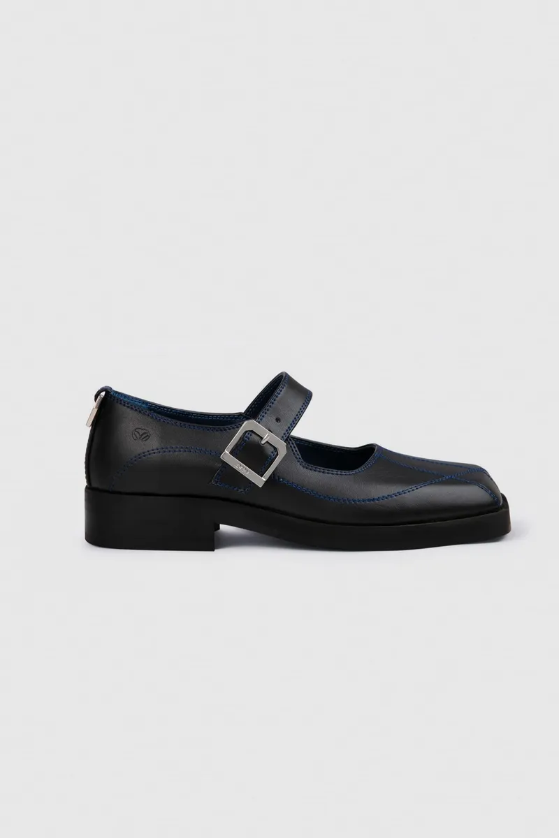 Prev Prev Damen vegan Schuhe Jenny Ii Mitternacht Schwarz, Schwarz, – Produktbild 2 von 2