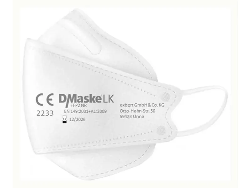 D/MASKE 5 D/Maske Atemschutzmaske FFP2 "Luftkaiserin", DIN EN 149:2001+A1:2009 – Produktbild 1 von 1