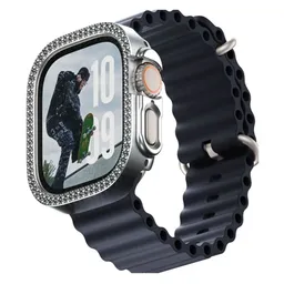 PanzerGlass PanzerGlass Bling Bumper für das Apple Watch Ultra / Ultra 2 / Ultra 3 - 49 mm - Silver – Produktbild 1 von 1