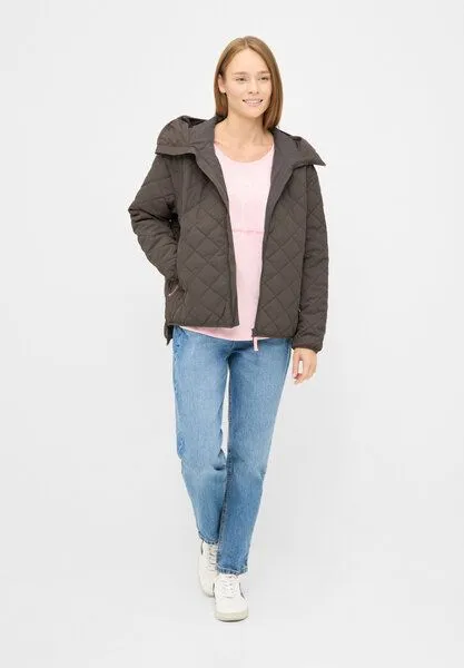 derbe derbe Steppjacke „Quiltby Short“, Morel, – Produktbild 3 von 4