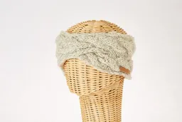 short'n'pietz short'n'pietz Schurwollstirnband crisscross mit Zopfmuster, handgestrickt – Produktbild 1 von 1