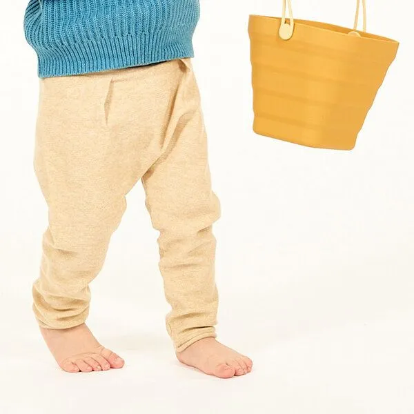 Sense Organics Sense Organics Baby Strickleggings, Modell PABLO, Sandbeige, – Produktbild 2 von 4