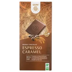 gepa gepa Vollmilchschokolade mit Espressosplittern & Karamellcrisps – Produktbild 2 von 2