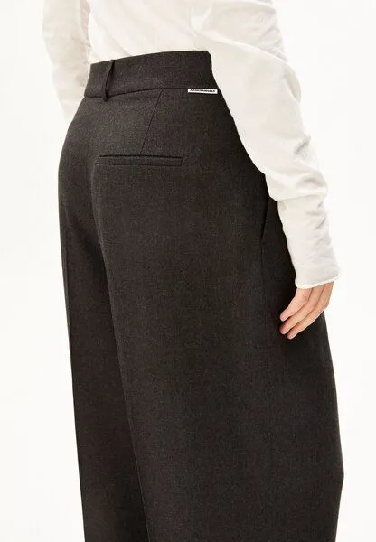 ARMEDANGELS ARMEDANGELS WIDE PLEATED Damen Hose aus 100% TENCEL Lyocell, Steel melange, – Produktbild 3 von 4