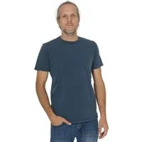 Life Tree Life-Tree Shirt aus Biobaumwolle für Herren "Basic" Stone Washed Green/Red/Blue, Blau, – Produktbild 1 von 1