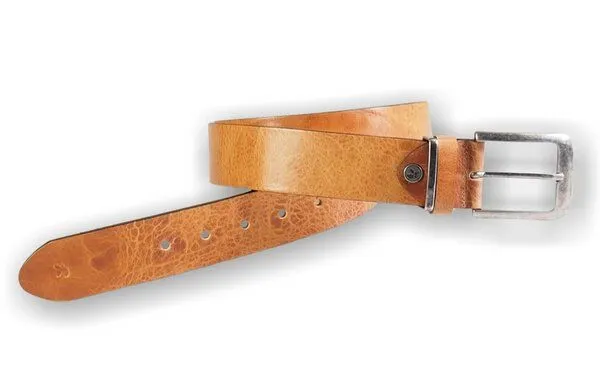 Greenbelts Greenbelts Herren Ledergürtel BARRIE, Cognac, – Produktbild 4 von 5