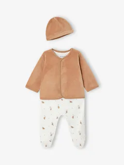 Vertbaudet 4-teiliges Baby-Set aus Wickelbody – Produktbild 1 von 1