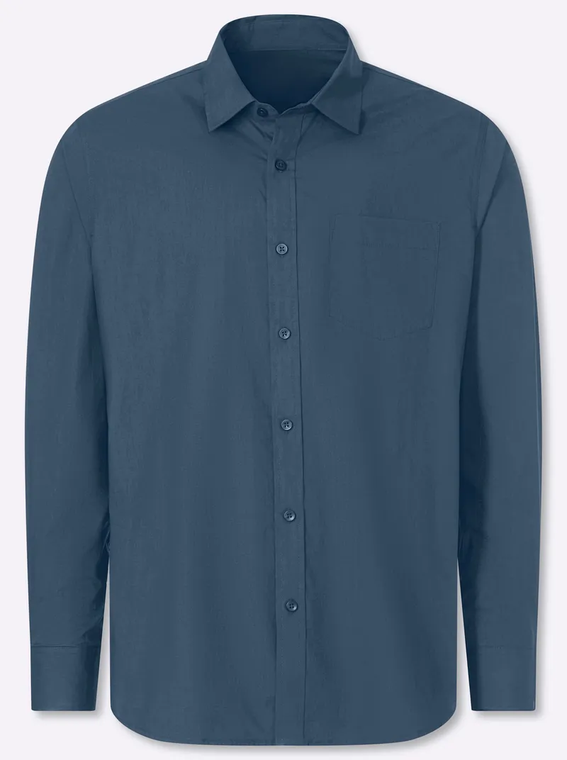 Catamaran Langarmhemd rauchblau, Rauchblau, – Produktbild 1 von 2
