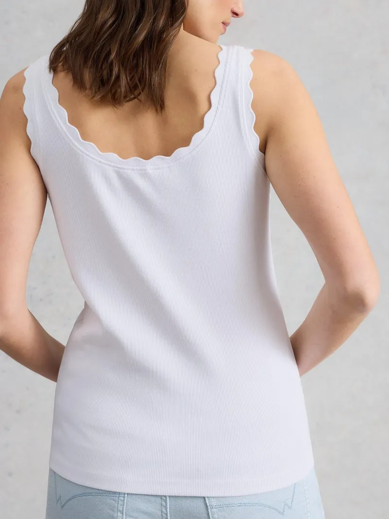 White Stuff White Stuff Trägertop Piper, Reines weiß, – Produktbild 4 von 4