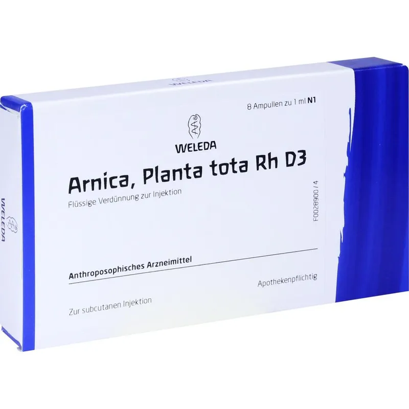 Weleda WELEDA ARNICA PLANTA tota Rh D 3 Ampullen 8X1 ml Ampullen – Produktbild 1 von 1