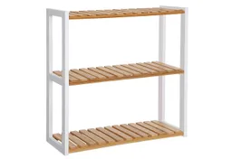 SONGMICS SONGMICS Badregal Badregal Badezimmerregal mit 3 verstellbaren Ablagen, 60 x 15 x 54 cm, für Wohnzimmer, Flur, freistehend, Wandmontage – Produktbild 1 von 1