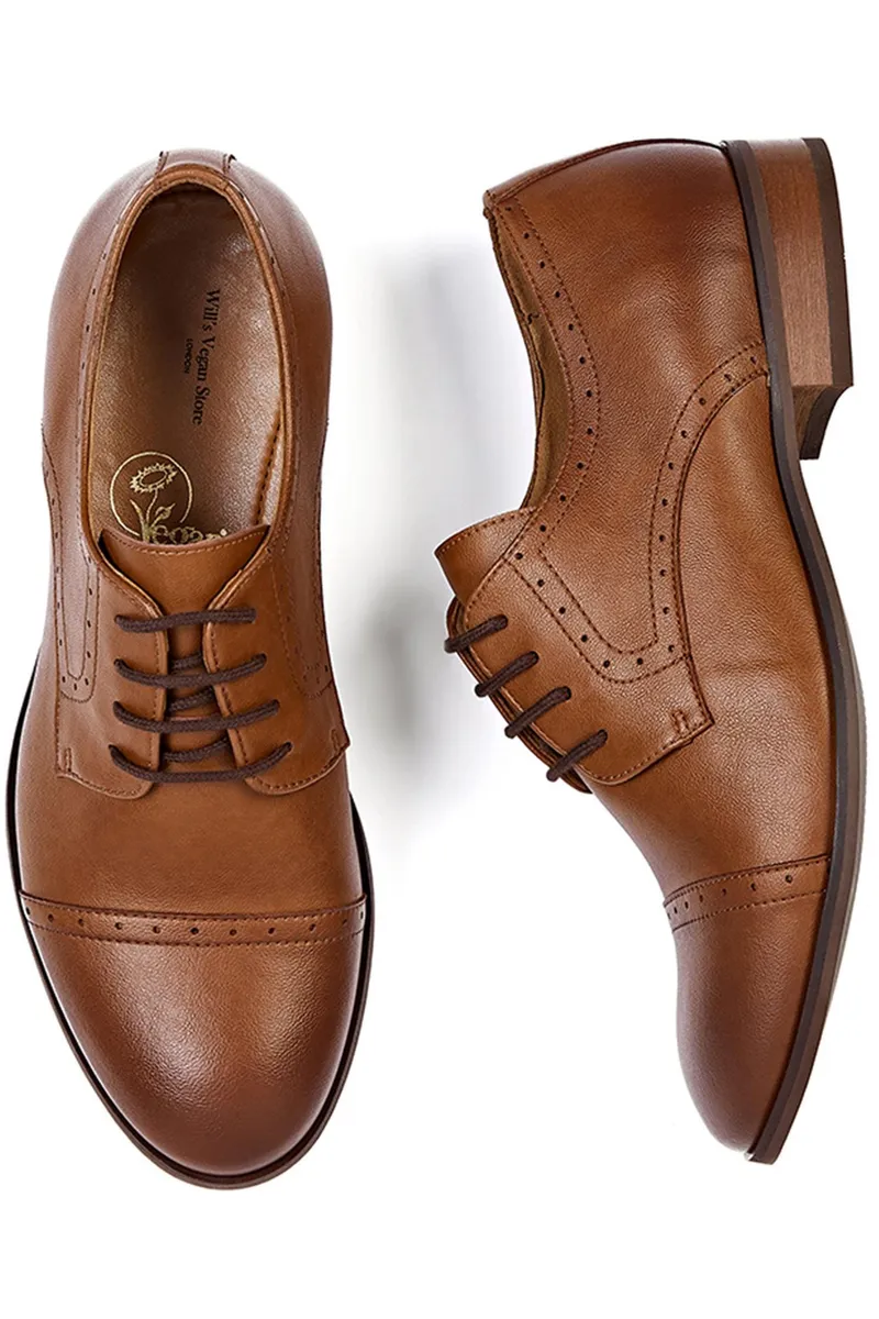 Will's Vegan Store Will's Vegan Store Herren vegan Derby's City Brown, Braun, – Produktbild 1 von 2