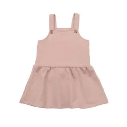 Walkiddy Kinder Latzkleid GOTS zertifiziert – Bio-Baumwolle, Rosa mit Katzenmotiv, bequem & kombinierbar, alltagstauglich | Walkiddy – Produktbild 1 von 1