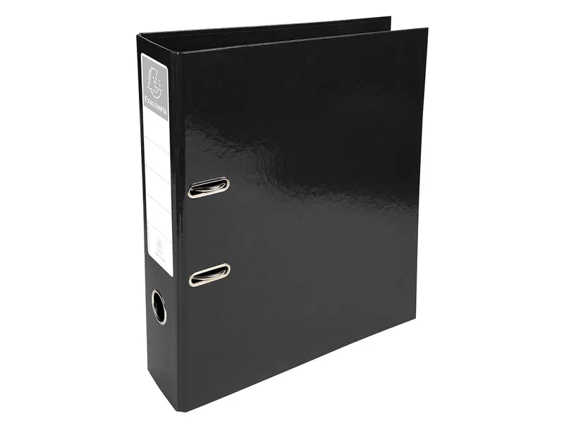 Exacompta 10 Exacompta Ordner "Iderama" mit Prem'Touch-Mechanik, DIN A4, schwarz, RB 70 mm – Produktbild 1 von 1