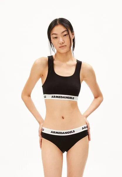 ARMEDANGELS ARMEDANGELS TONJAA Damen Bralette aus Bio-Baumwoll Mix, Black, – Produktbild 1 von 4
