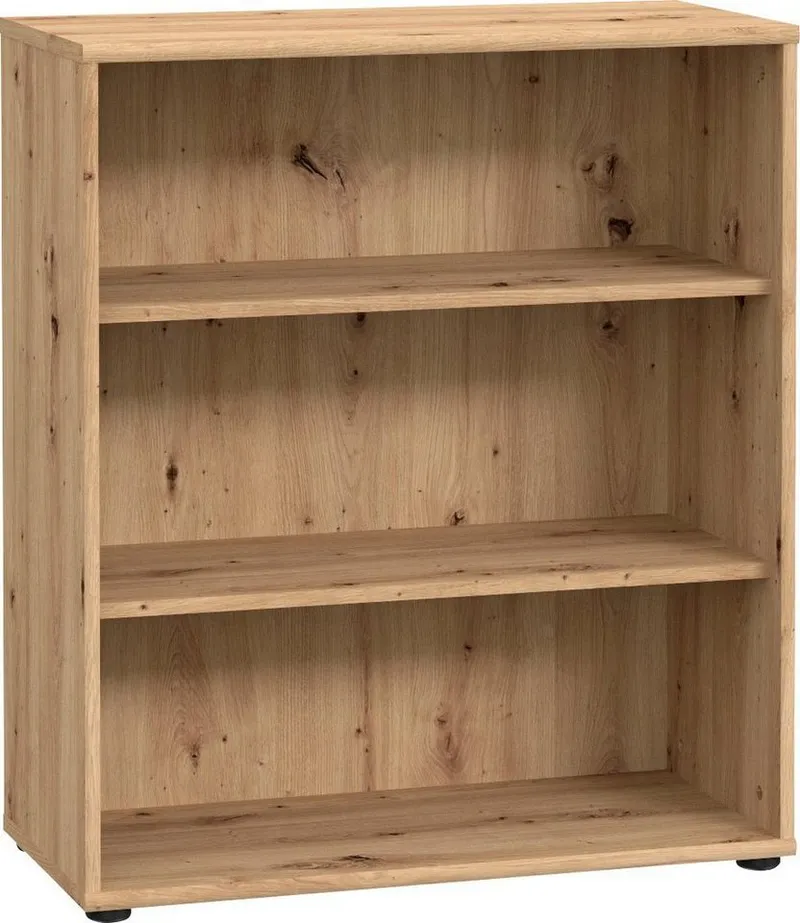 FORTE Regal Tempra, Mehrzweckregal breit, Höhe 111,1cm, 2 Ablageböden, Breite 73,7 cm, Beige, – Produktbild 2 von 8