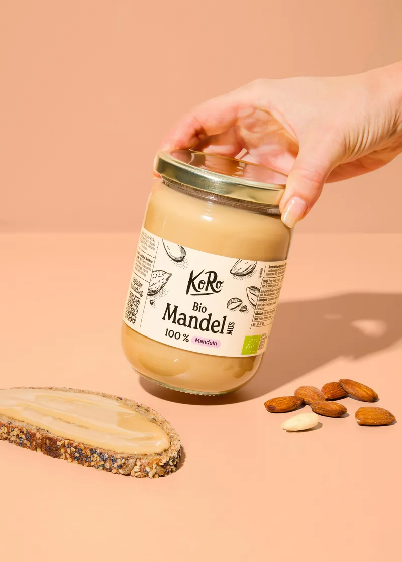 KoRo Weißes Bio Mandelmus | 500 g – Produktbild 1 von 5