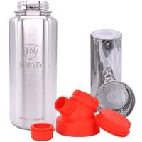 JN JuNiki's JN JuNiki's JuNiki's isolierte Edelstahl Trinkflasche 1 Liter + Teefilter, Rot, – Produktbild 1 von 1