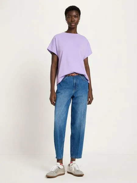 LANIUS LANIUS Tapered Jeans (GOTS) aus Bio-Baumwolle, Mid blue denim, – Produktbild 1 von 6