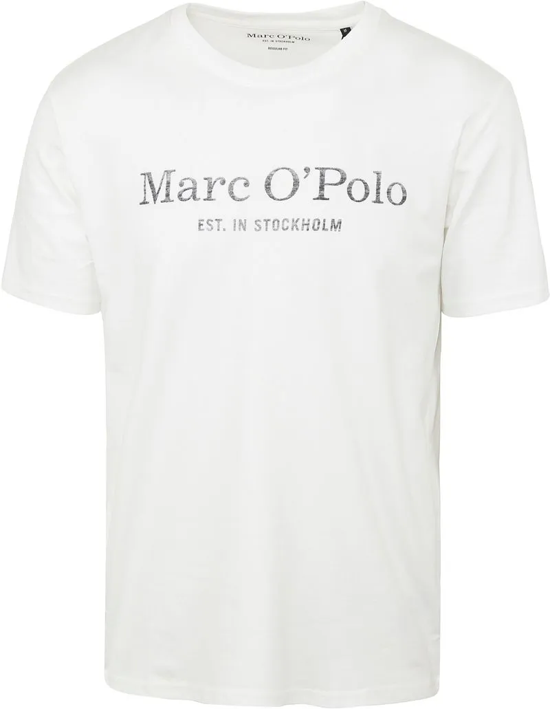 Marc O'Polo Marc O'Polo T-Shirt Logo Weiß - Größe 3XL, Weiß, – Produktbild 2 von 5