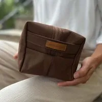 BOWLEANIES TASCHEN BOWLEANIES TASCHEN Kulturbeutel | Waschbeutel aus Lederfaserstoff – Produktbild 1 von 1
