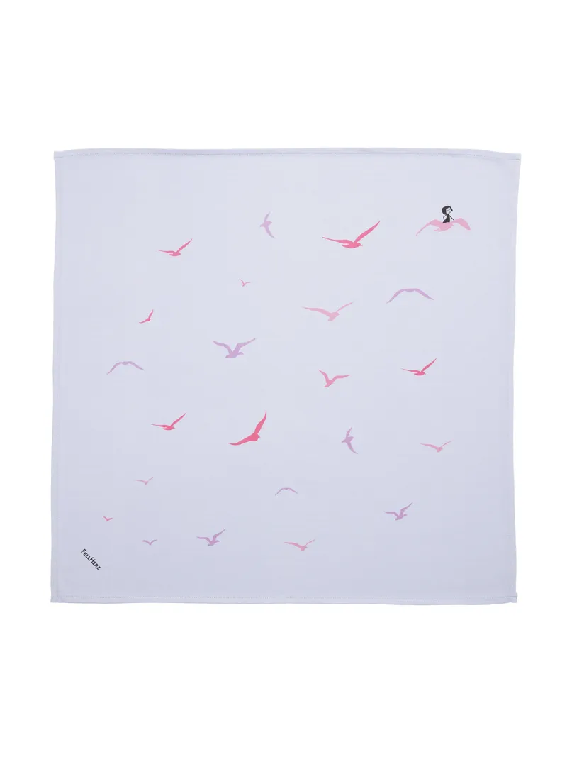 FellHerz Möwenflug Furoshiki light blue – Produktbild 1 von 1