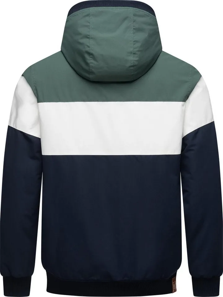 ragwear ragwear Outdoorjacke Jayce YOUMODO Sportliche Herren Winterjacke mit Kapuze, Grün, – Produktbild 4 von 5