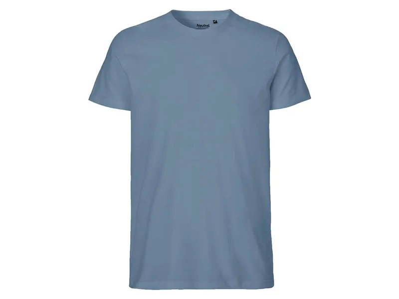 Neutral Neutral Bio-Herren-T-Shirt mit Rundhalsausschnitt, dusty indigo, Gr. M – Produktbild 1 von 1