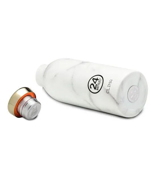 24bottles 24bottles 0,5l Thermosflasche - verschiedene Marmordesigns, Carrara, – Produktbild 3 von 3