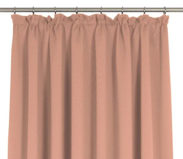 Nature by Adam Nature by Adam Vorhang aus 100% Bio-Baumwolle - Made in Germany - Uni Collection, Orange, – Produktbild 1 von 7