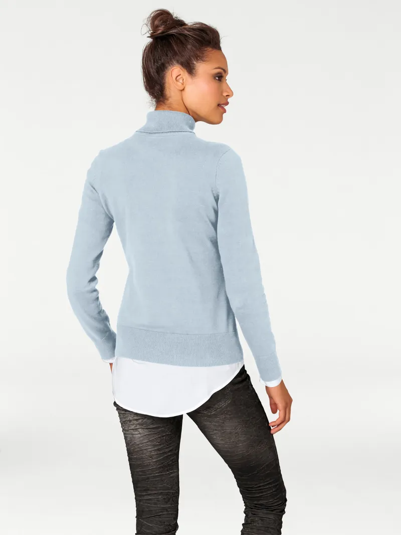 heine Rollkragenpullover, Bleu, – Produktbild 1 von 2