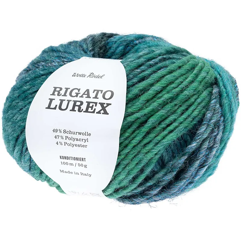 Wolle Rödel Wolle Rödel Rigato Lurex grün Grün, Grün, – Produktbild 1 von 1