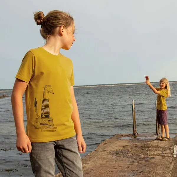 Cmig Cmig Reisewiesel T-Shirt, Ochre, – Produktbild 2 von 4