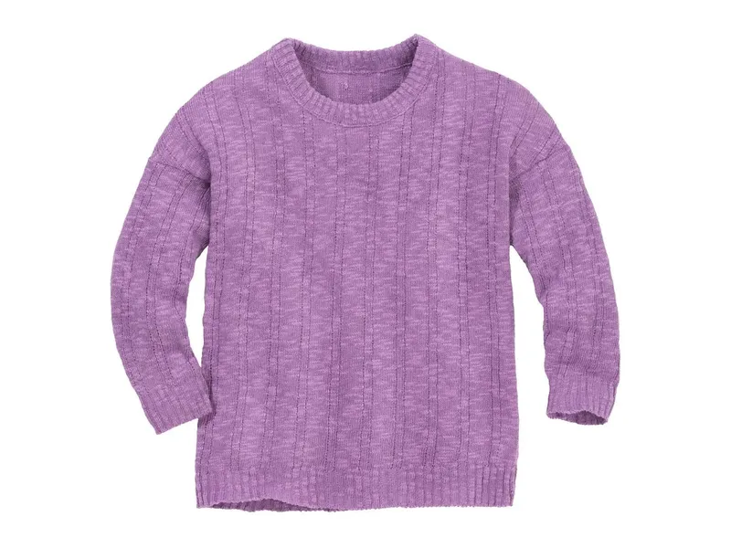 Disana Disana Kinder Leinen-Pullover flieder Gr.74/80, Lila, – Produktbild 1 von 2
