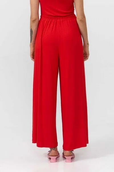 SUITE13LAB Suite13lab Damen-Weithose YALA, Rot, – Produktbild 3 von 3