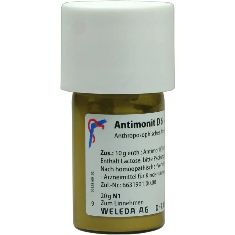 Weleda WELEDA ANTIMONIT D 6 Trituration 20 g Trituration – Produktbild 1 von 1