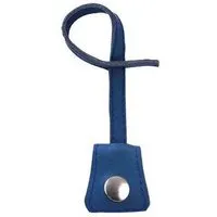 Ritagli di G Ritagli di G Token-Halter PENNY aus recyceltem Leder für Taschen 100% Made in Italy, Blau, – Produktbild 1 von 1
