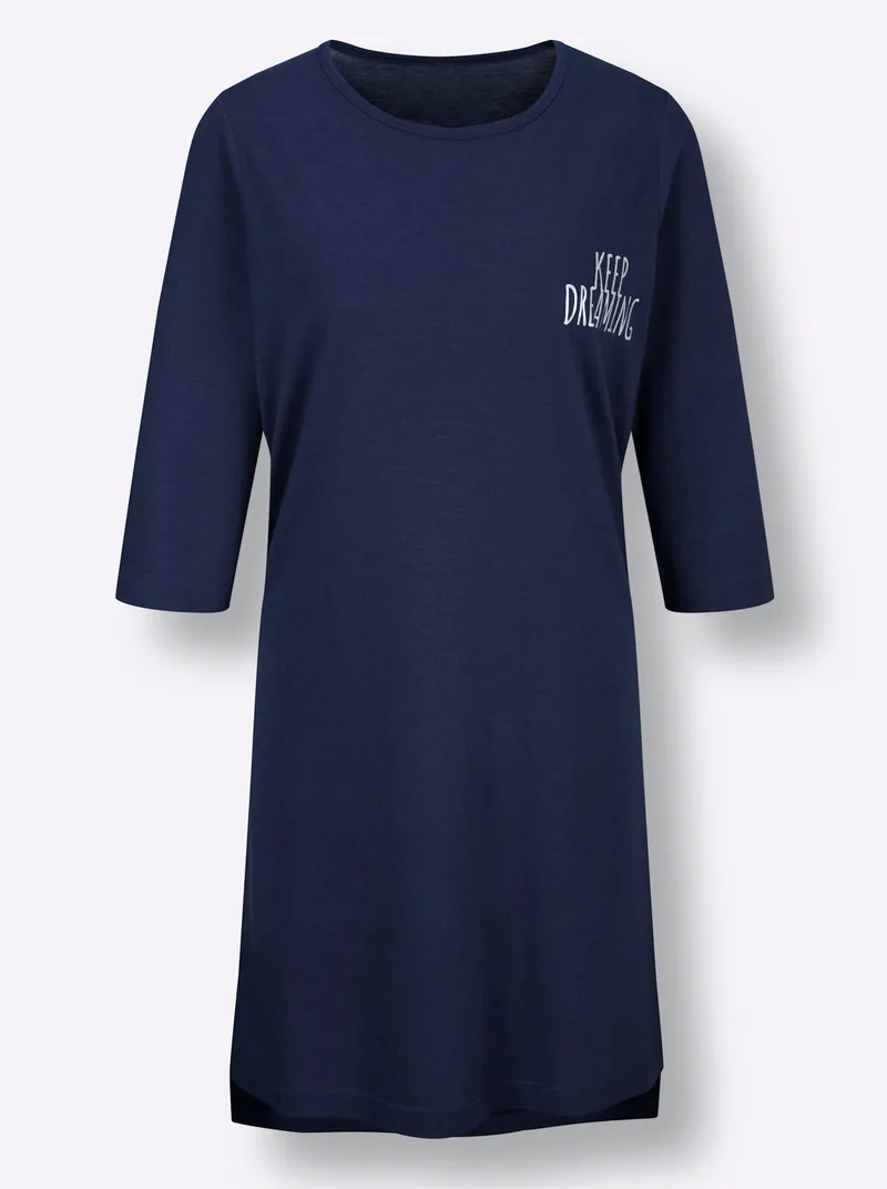 wäschepur Sleepshirt marine, Marine, – Produktbild 2 von 2