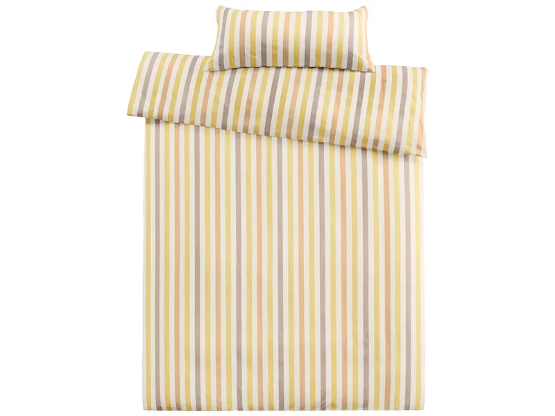 Cotonea Cotonea Satin-Bettwäsche "Lucca" aus Bio-BW 40 x 80/155 x 220 cm, beige/natur/pfirsich/kie – Produktbild 1 von 1