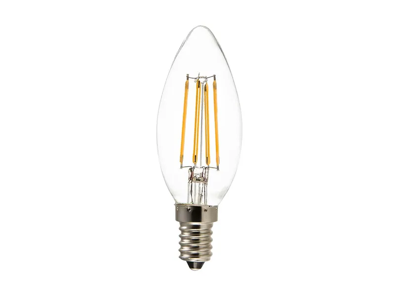 BioLicht BioLicht LED-Lampe "Pure-Z-Neo-Candle" E14, 4 W, 400 lm, 2700 K, klar – Produktbild 1 von 1