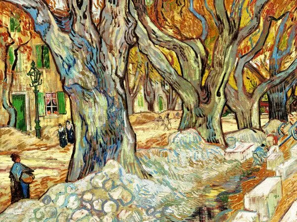 Photocircle Photocircle Poster / Leinwandbild - Vincent Van Gogh: Die großen Platanen – Produktbild 2 von 4