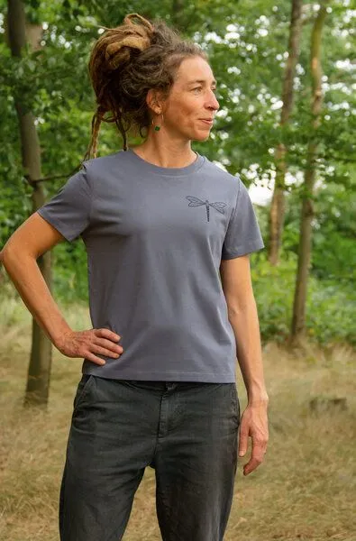 Cmig Cmig Libelle / Damen T-Shirt, Blau, – Produktbild 4 von 4