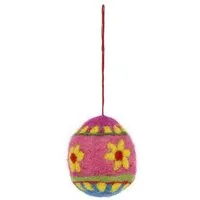 GLOBO Fair Trade GLOBO Fair Trade Osterei pink-gelb aus Filz – Produktbild 1 von 1