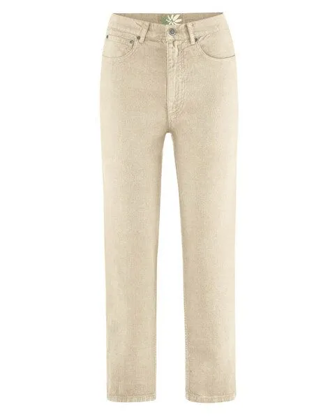 HempAge HempAge Damen Hanf Jeans aus Hanf und Bio-Baumwolle, Gobi, – Produktbild 1 von 4