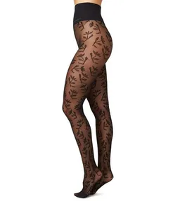 Swedish Stockings Swedish Stockings Strumpfhose Flora Flower aus SENSIL® EcoCare recyceltem Polyamid – Produktbild 1 von 1
