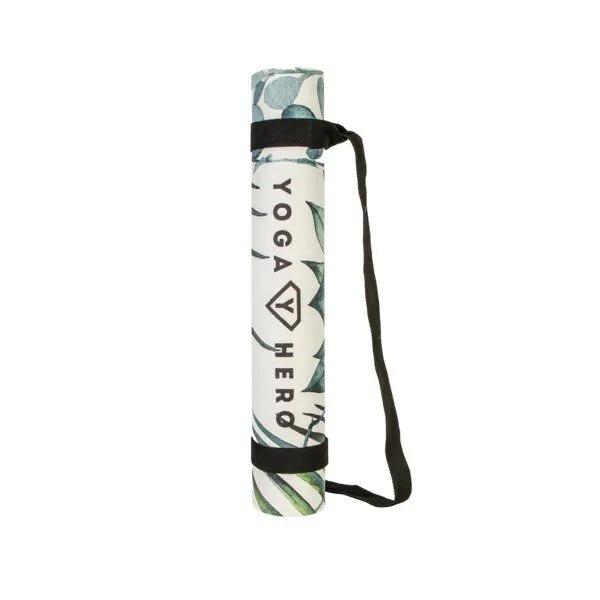 Yoga Hero Yoga Hero Yogamatte Classic 3,5mm mit Tragegurt, Jungle (grün), – Produktbild 3 von 4