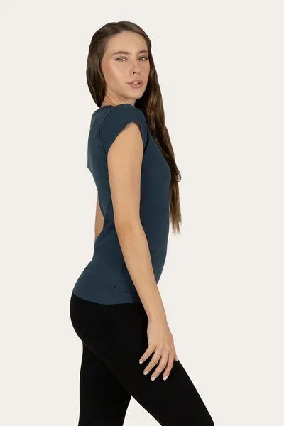 Urban Goddess Urban Goddess Zefira Yoga Tee, Orion (blau), – Produktbild 2 von 4