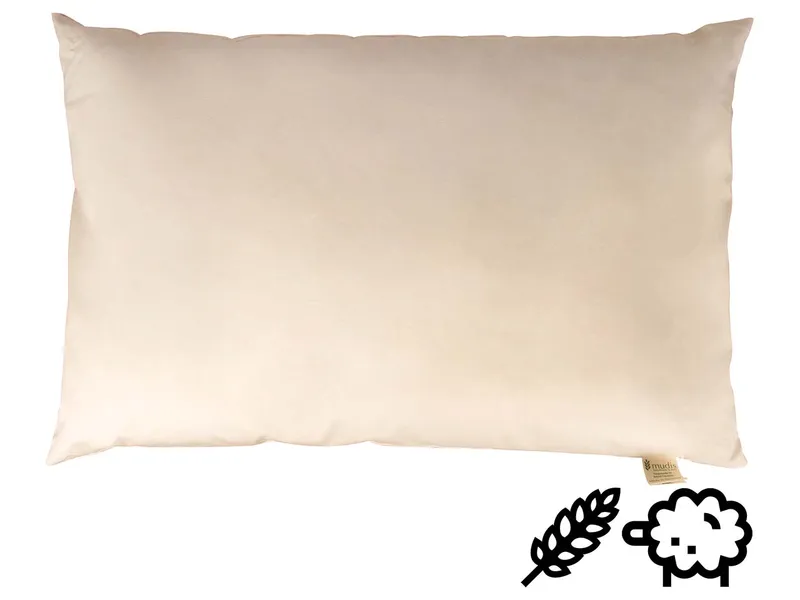 mudis mudis Kopfkissen 40 x 60 cm Dinkelspelz/Schafschurwolle – Produktbild 1 von 1